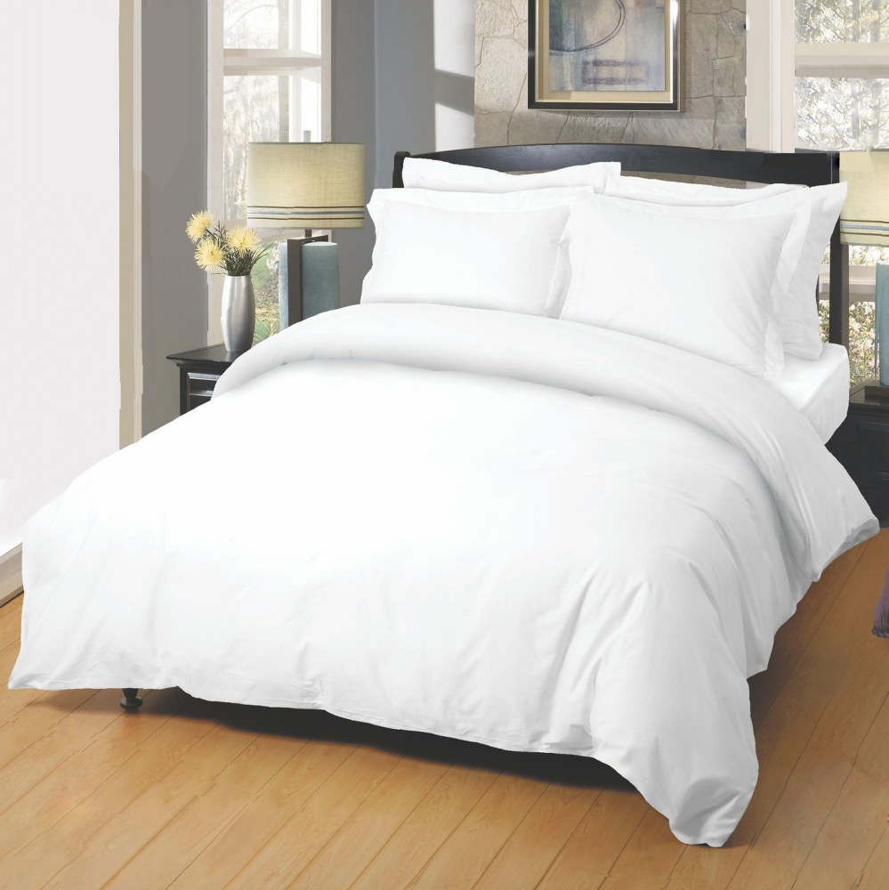 200TC COTTON PERCALE white